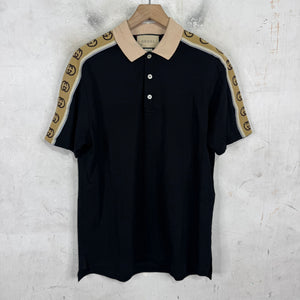 Gucci Sleeve Interlock Logo Polo