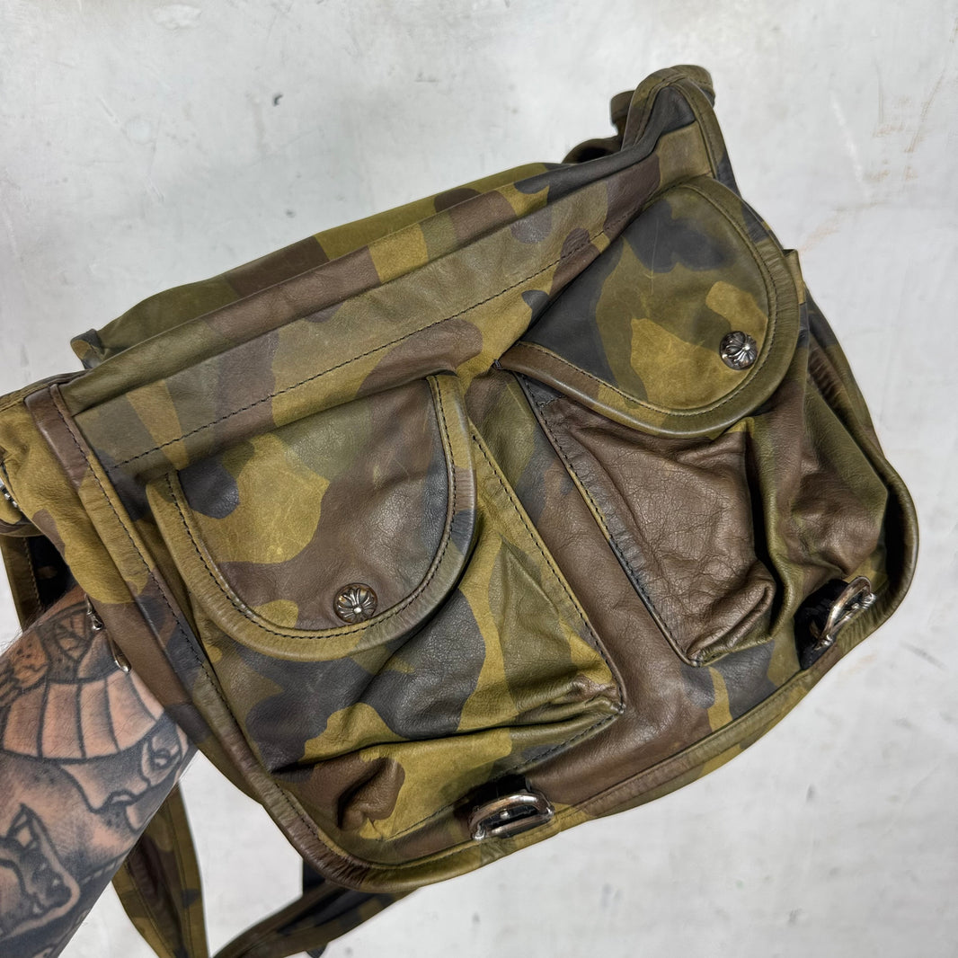 Chrome Hearts Camouflage Leather Gunslinger Messenger