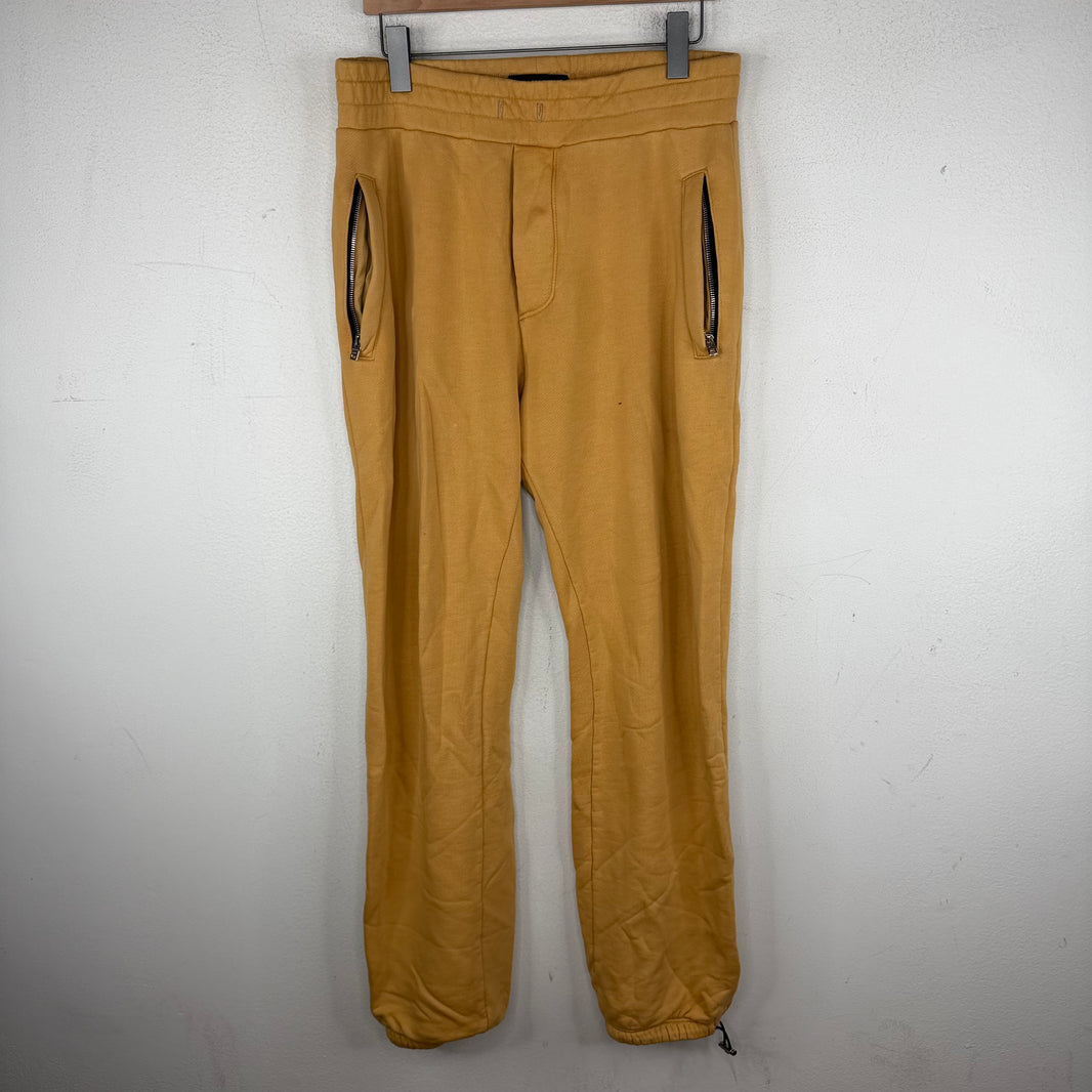 Amiri Yellow Cinch Sweatpants