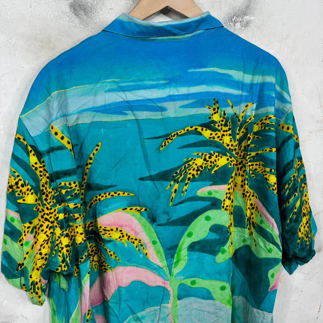 Celine Tropical Printed Shirt