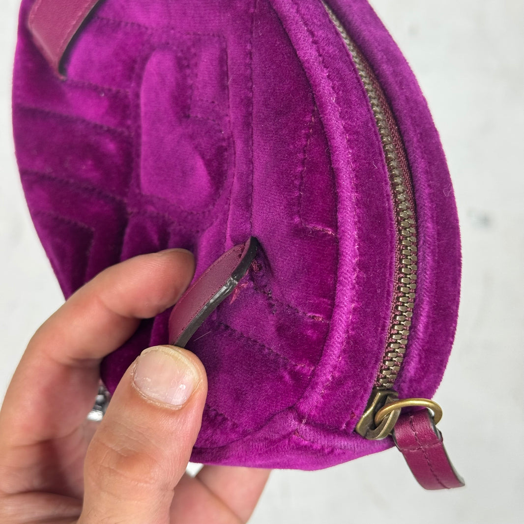 Gucci Velvet Belt Bag