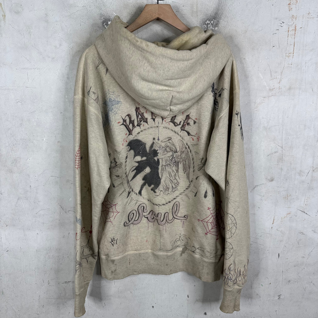 Saint Michael Dr. Woo Grafitti Hoodie