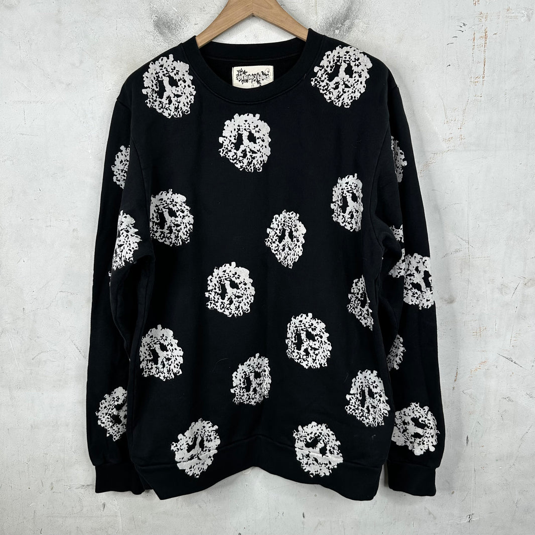 Denim Tears Printed Wreath Crewneck