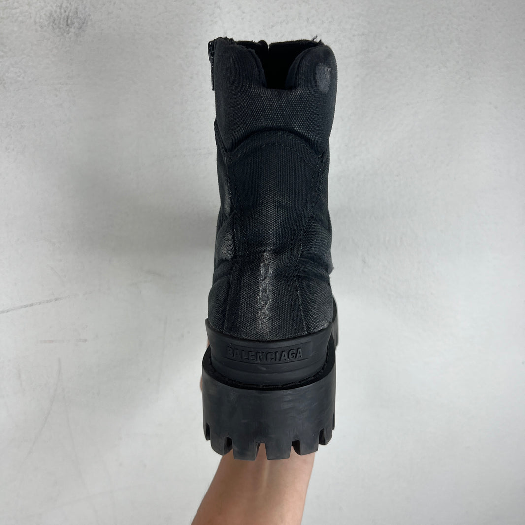 Balenciaga Canvas Strike Boots