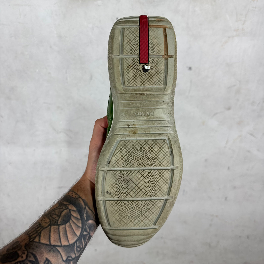Prada Green Patent Americas Cup