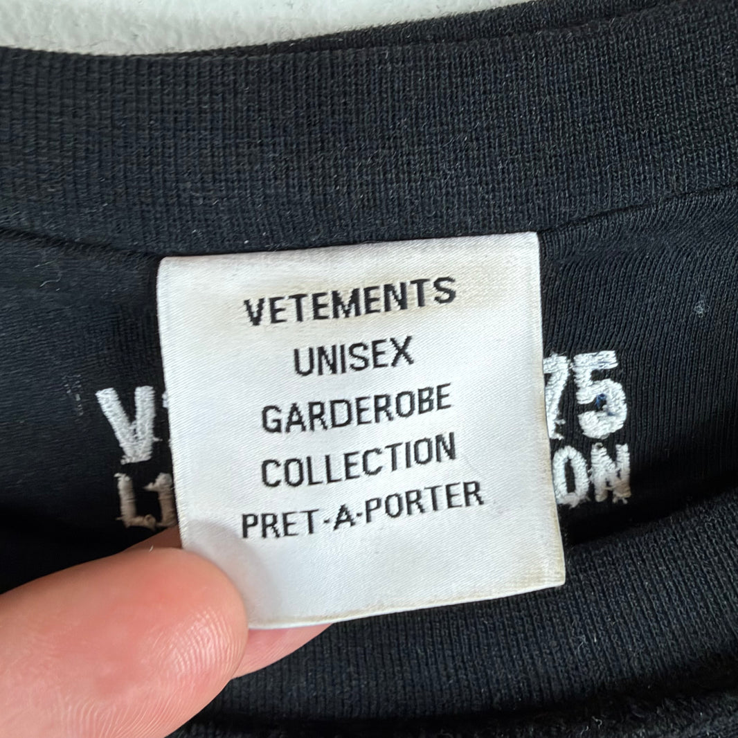 Vetements Brain Power Double Layer L/S T-Shirt