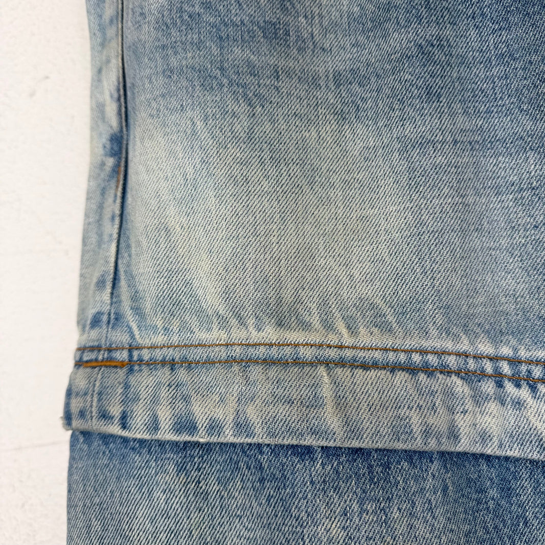 Balenciaga 3 Way Convertible Blue Denim Jeans