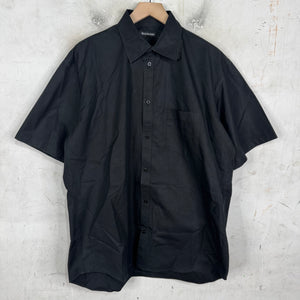 Balenciaga Rubber Collar Logo Shirt