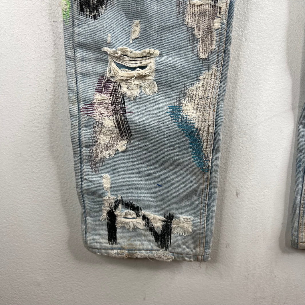 Endless Denim OG Embroidered Boro Jeans