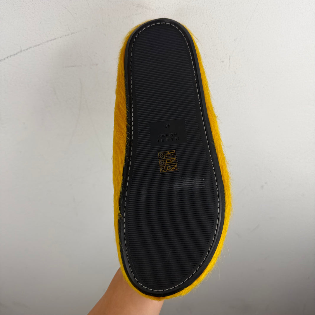 Marni Yellow Fussbett Mules