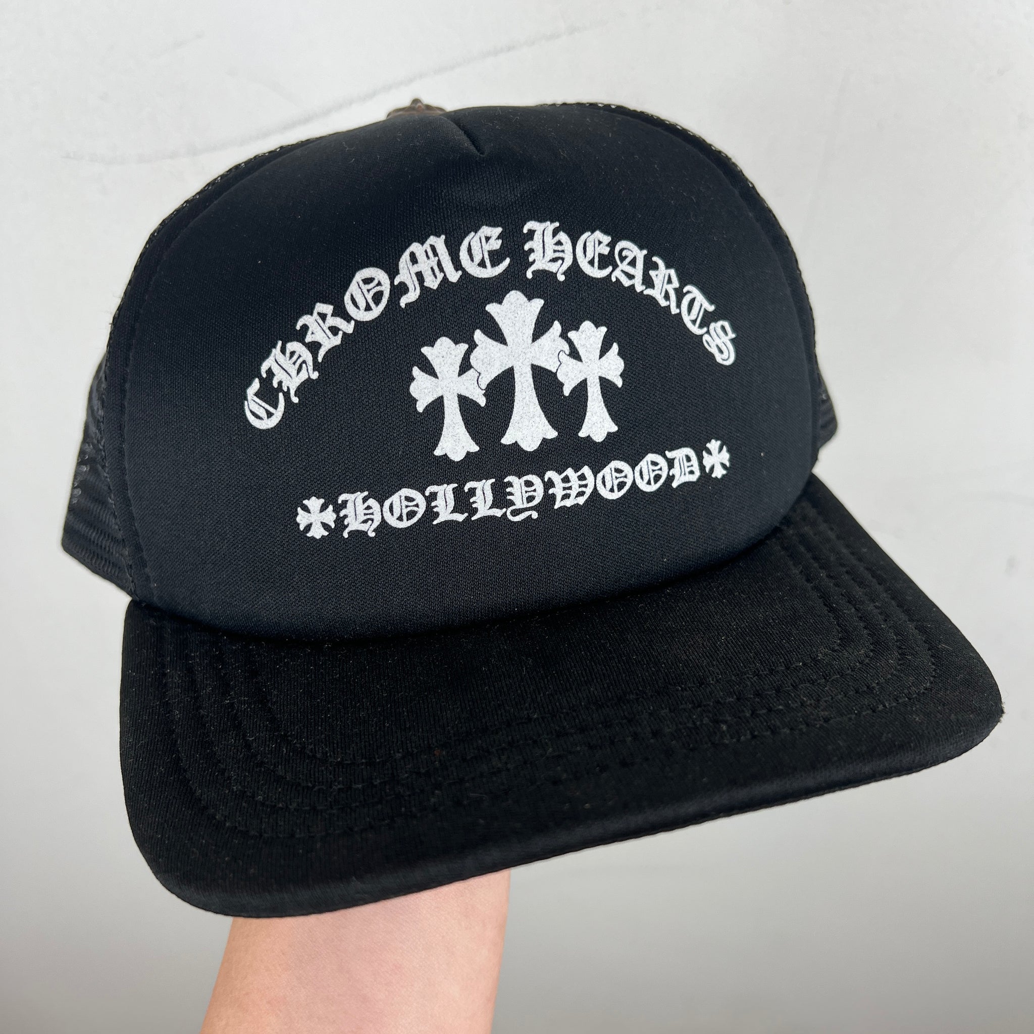 Chrome Hearts Triple Cross Hollywood Trucker Hat