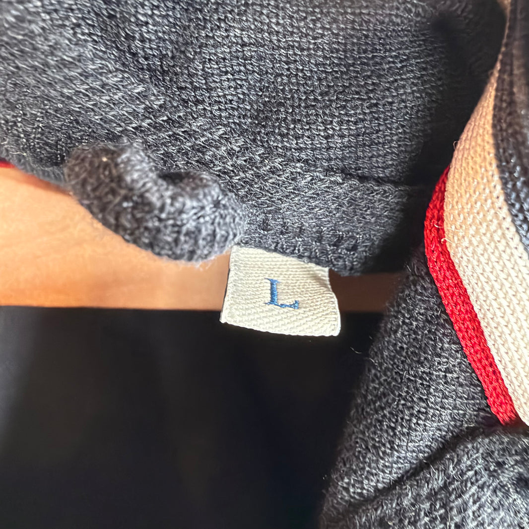 Moncler Black Logo Polo Shirt