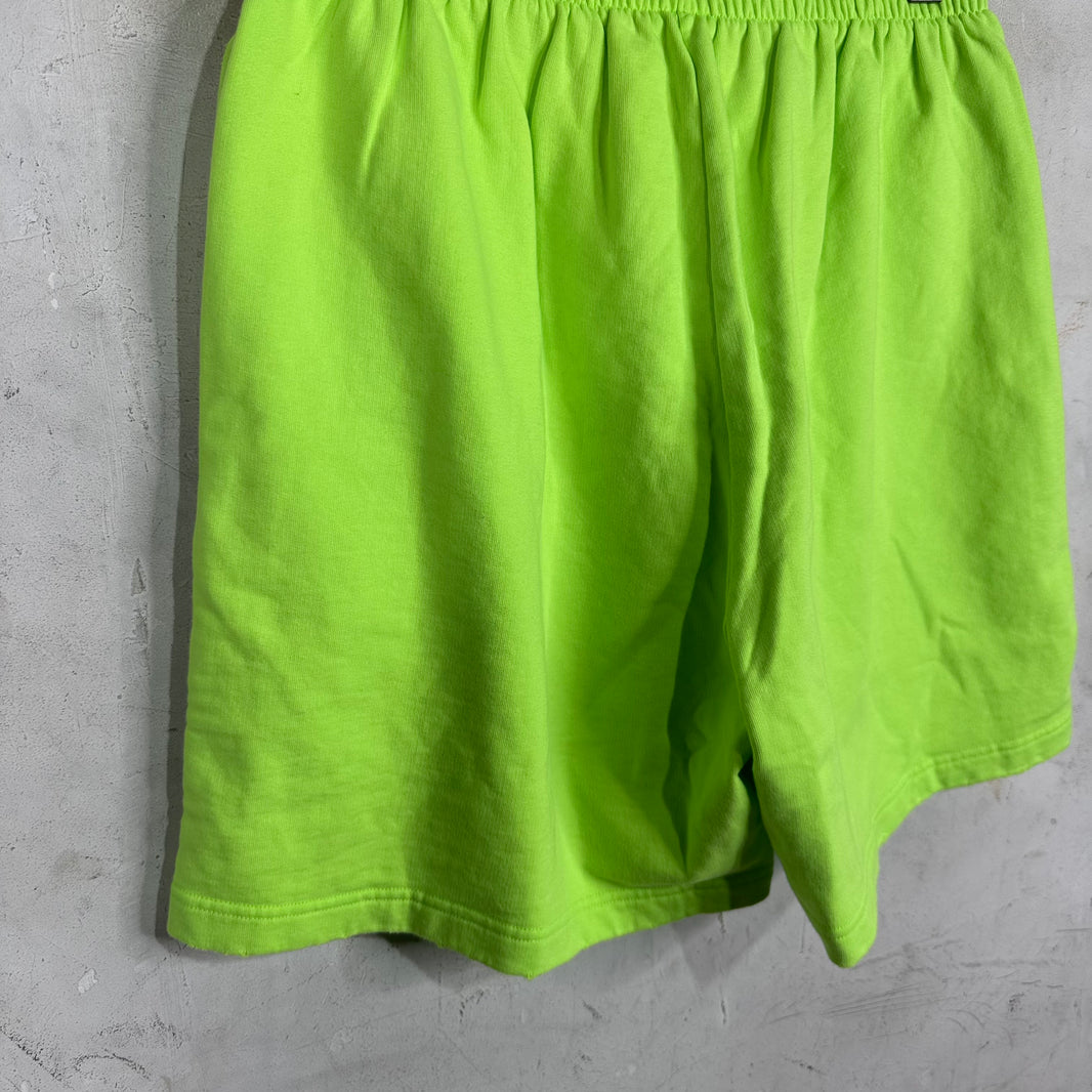 Balenciaga Neon Arabic Sweatshorts