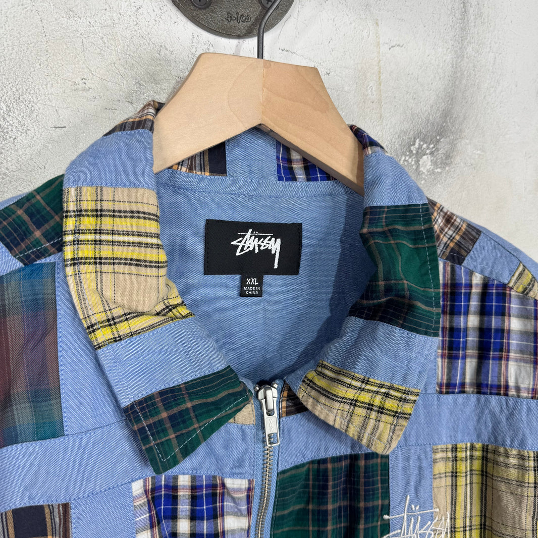 Stussy Plaid Patchwork Jacket