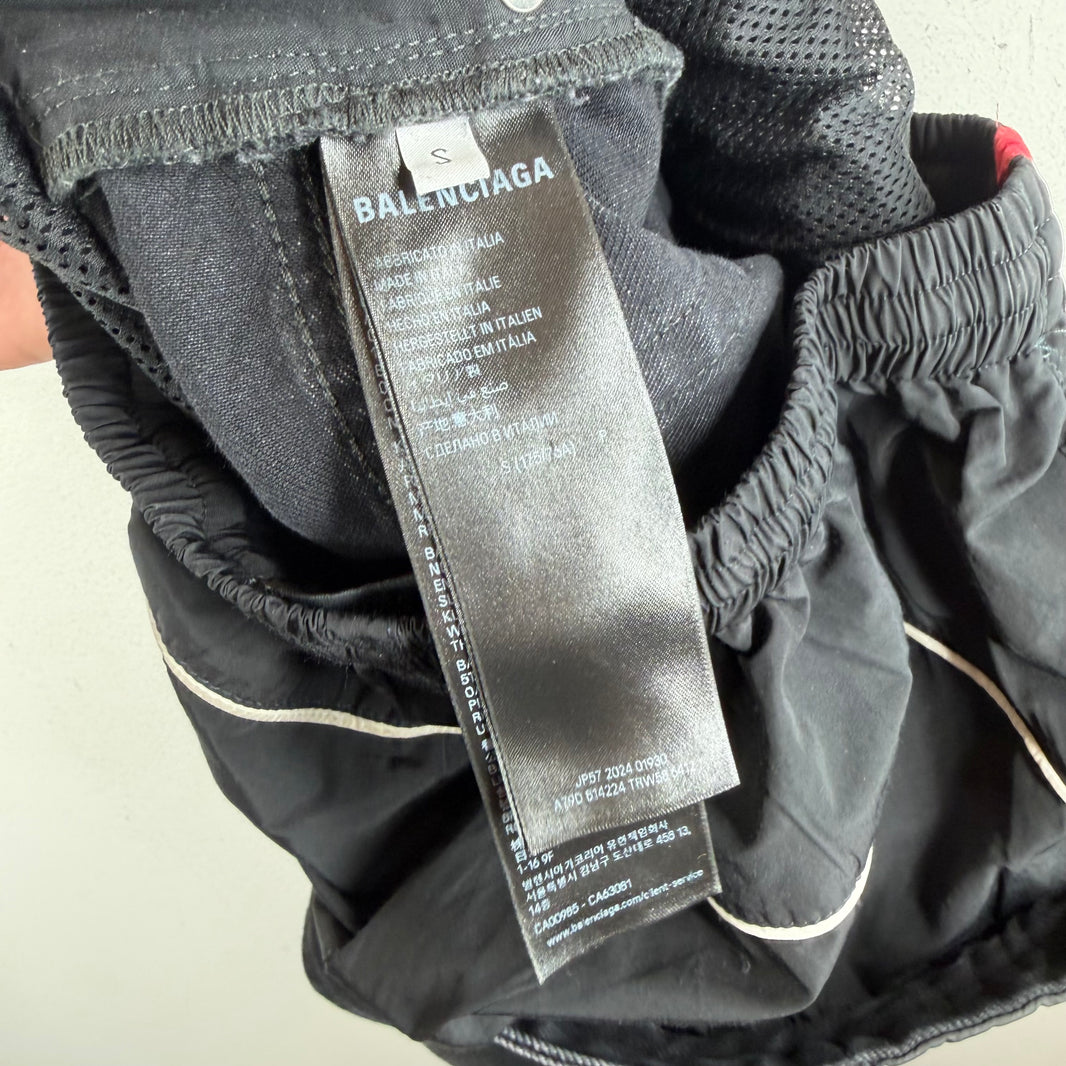 Balenciaga Double Waisted Track Jeans