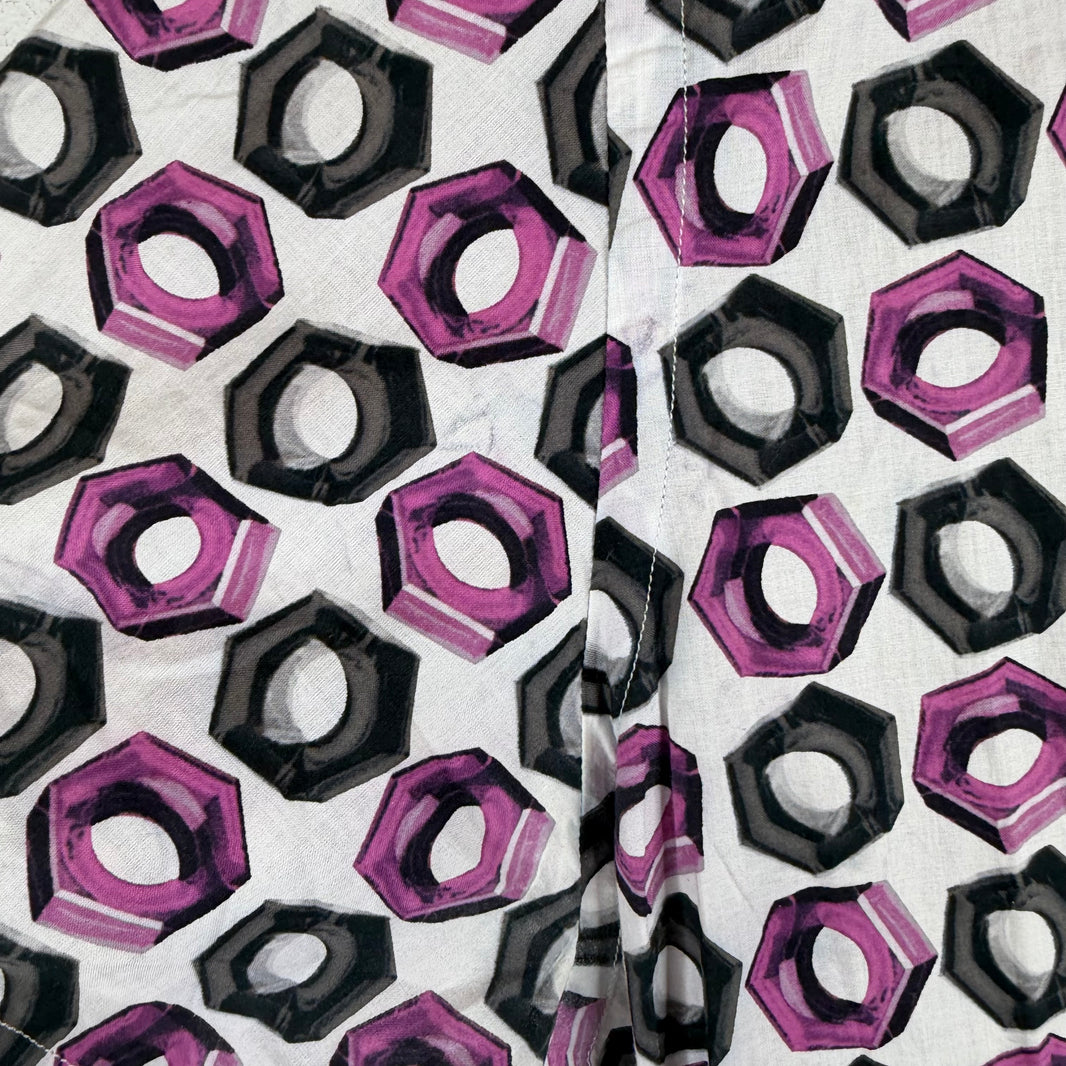 Prada Purple Bolts S/S Shirt