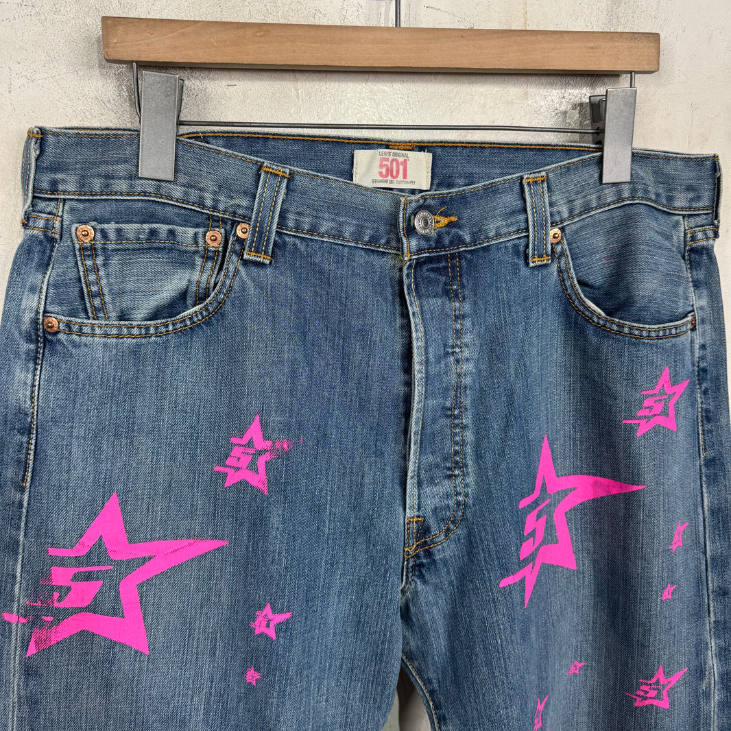 Levis x Sp5der Printed Jeans
