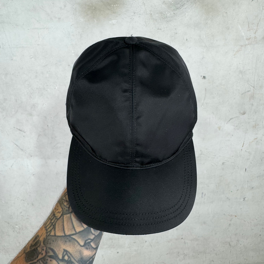Prada Renylon Plaque Hat