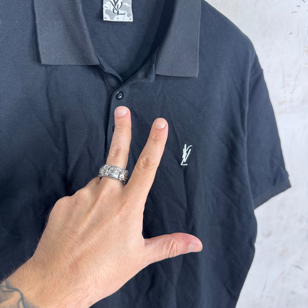 YVL Black Logo Polo