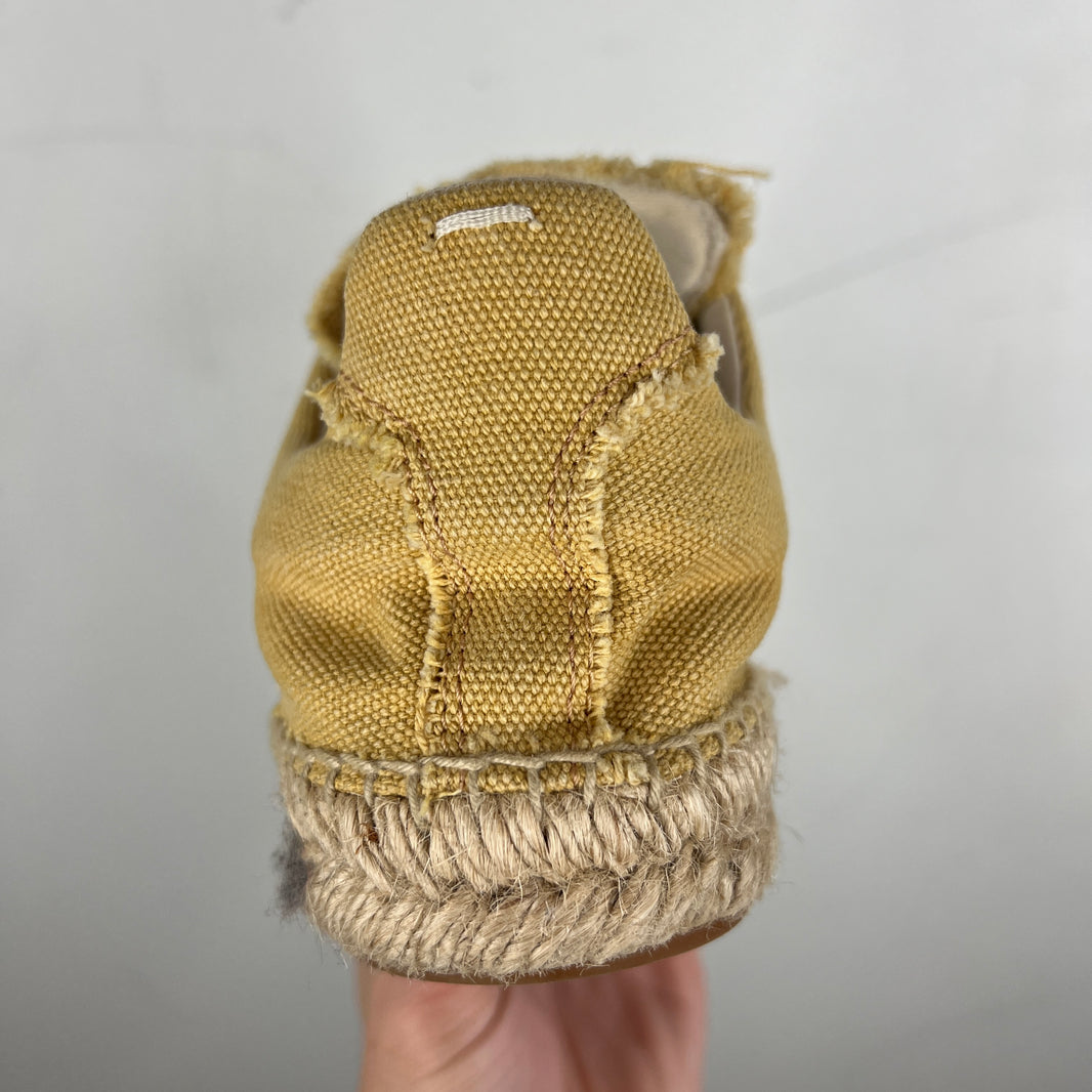 Margiela Yellow Canvas Espadrilles Replica Sneakers