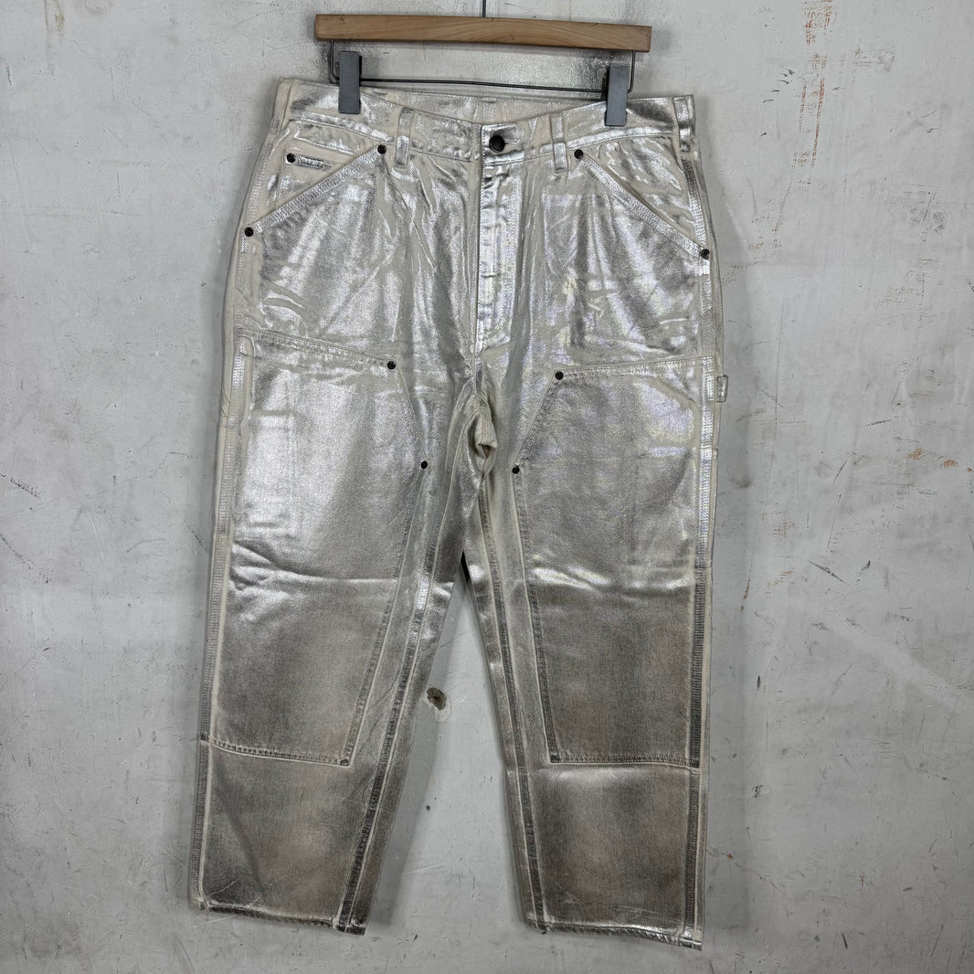 Supreme x MM6 Painted Double Knee Pants
