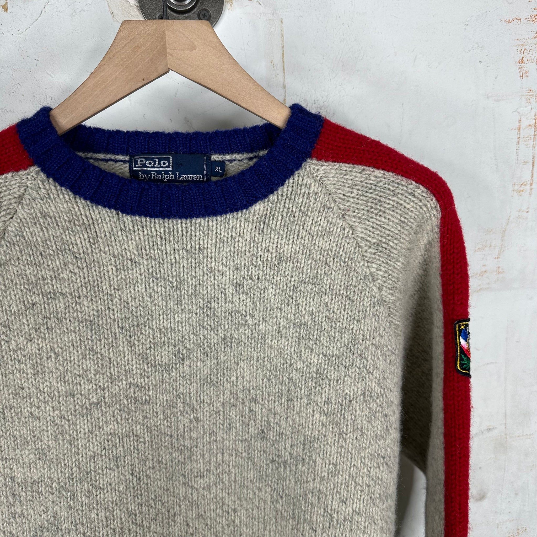 Polo Single Stripe Knit Sweater