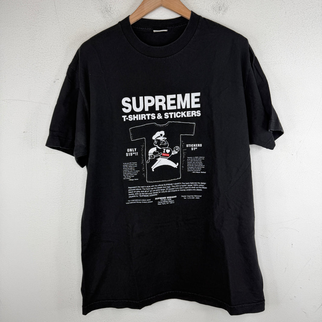 Supreme Shirt And Sticker T-Shirt
