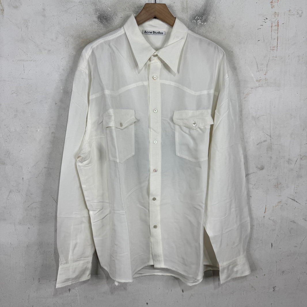 Acne Studios Sandrok Fluid Western Shirt