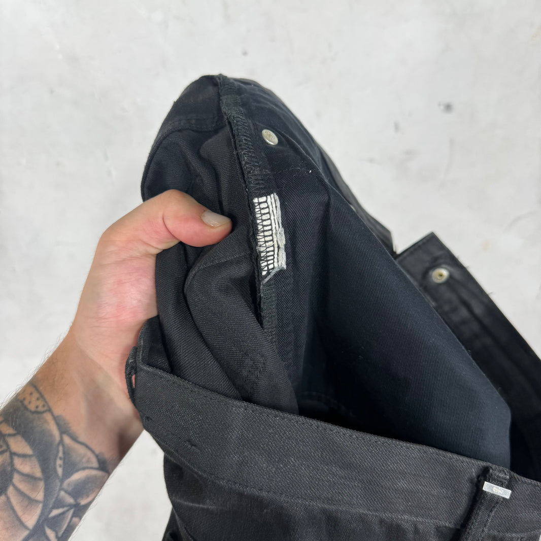 Dior Waxed Black Jeans