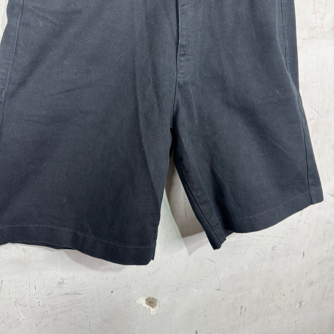 Raf Simons Elastic Buckle Black Jorts