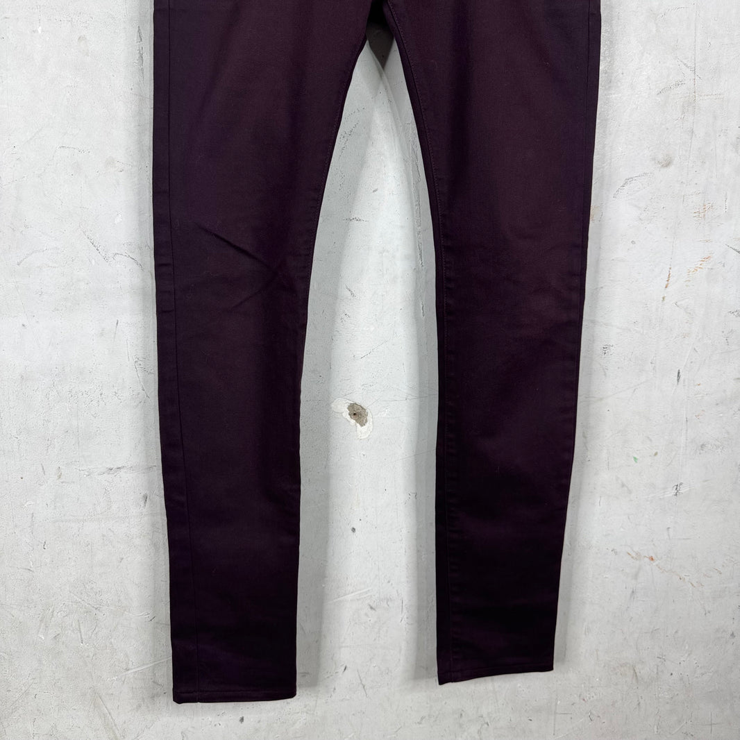 Dior Burgundy Japan Jeans