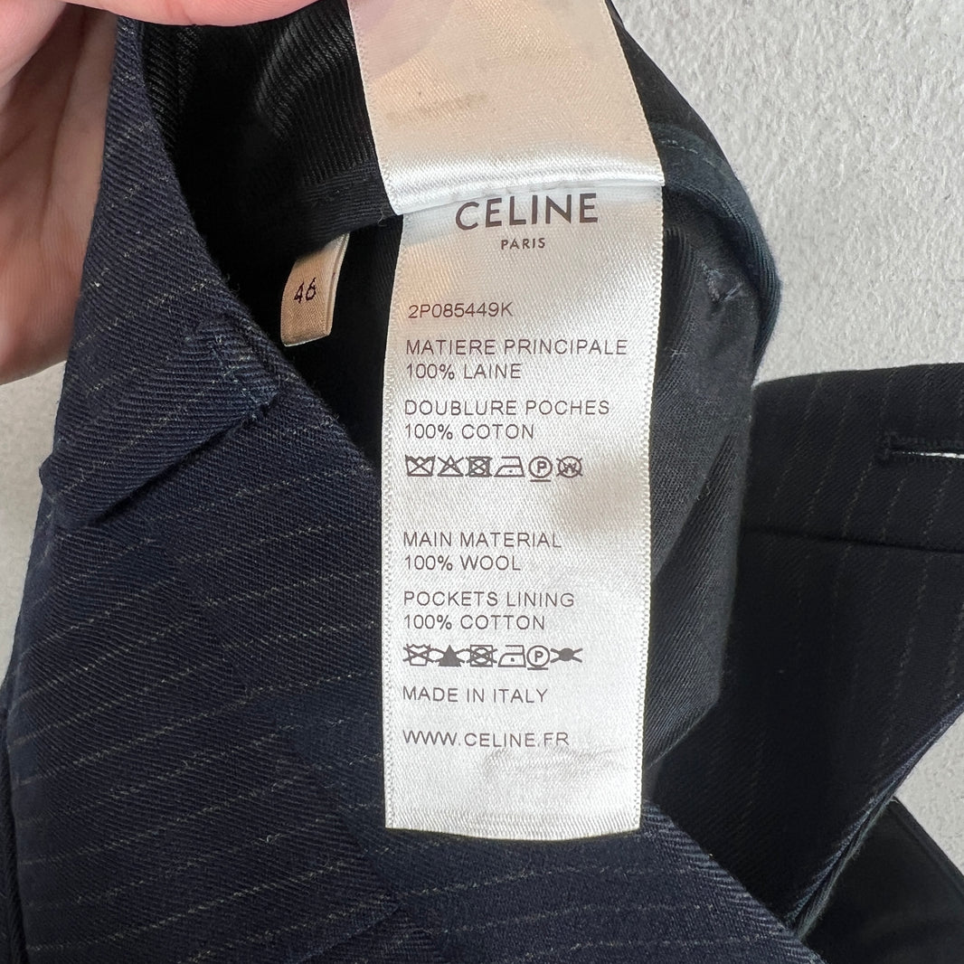Celine Striped Navy Suit Set