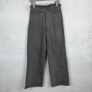 Acne Studios Altered Gray Wide Leg Jeans