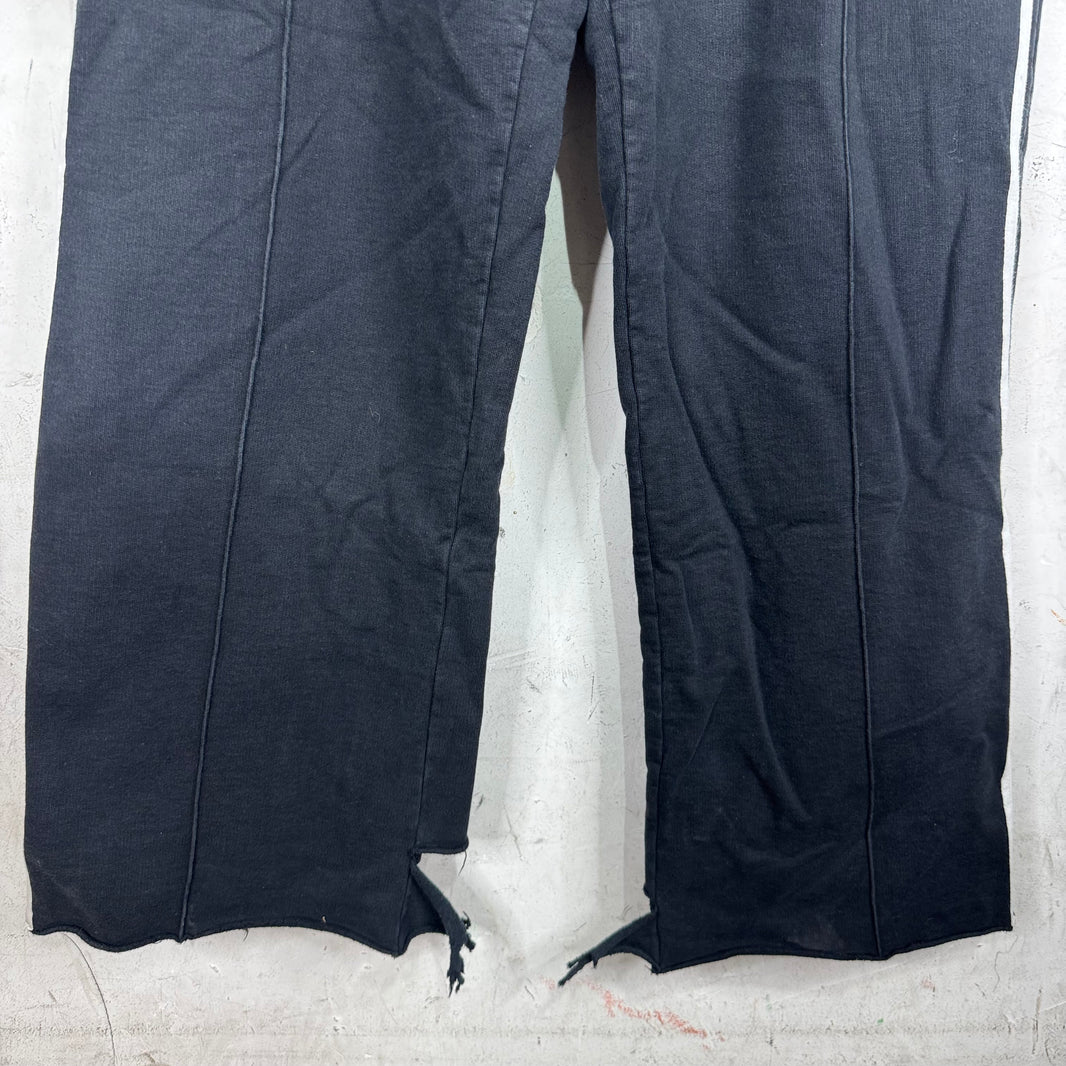Martine Rose Black Side Stripe Sweatpants