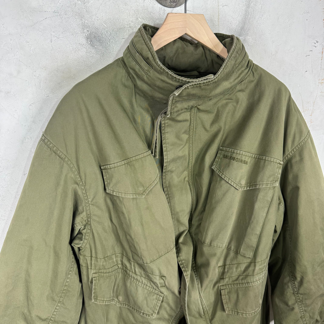 Balenciaga Khaki Swing Jacket
