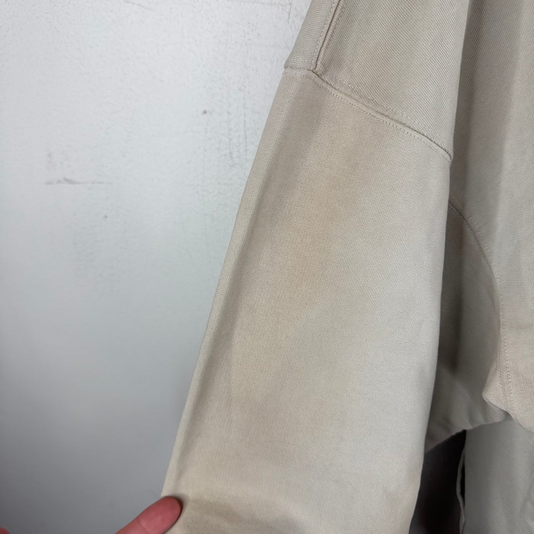Balenciaga Beige Back Logo Hoodie