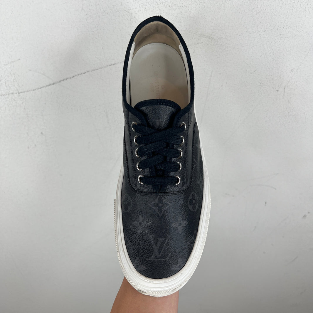 Louis Vuitton Monogram Trocadero Leather Sneakers