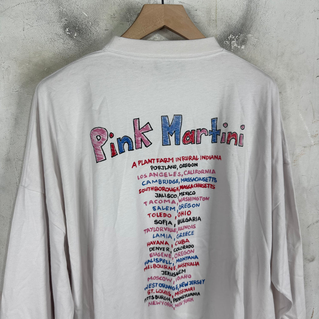 Balenciaga Pink Martini LS T-Shirt