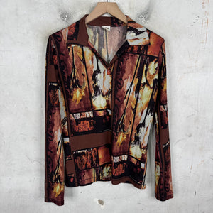 Jean Paul Gaultier Homme Collared Picture Shirt