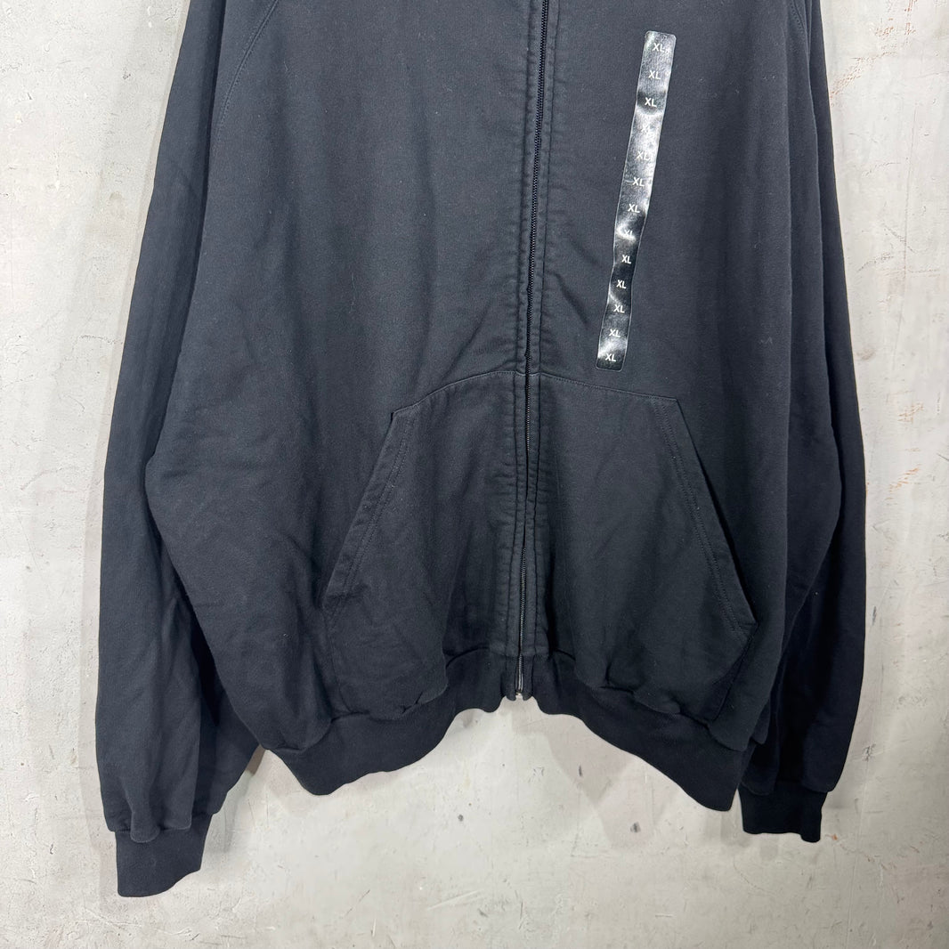 Balenciaga Sticker Size Zip Hoodie