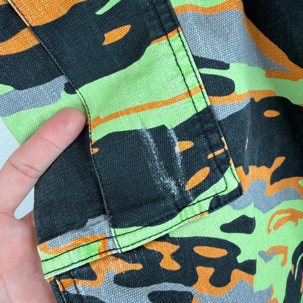 ERL Neon Tiger Camo Cargo Pants