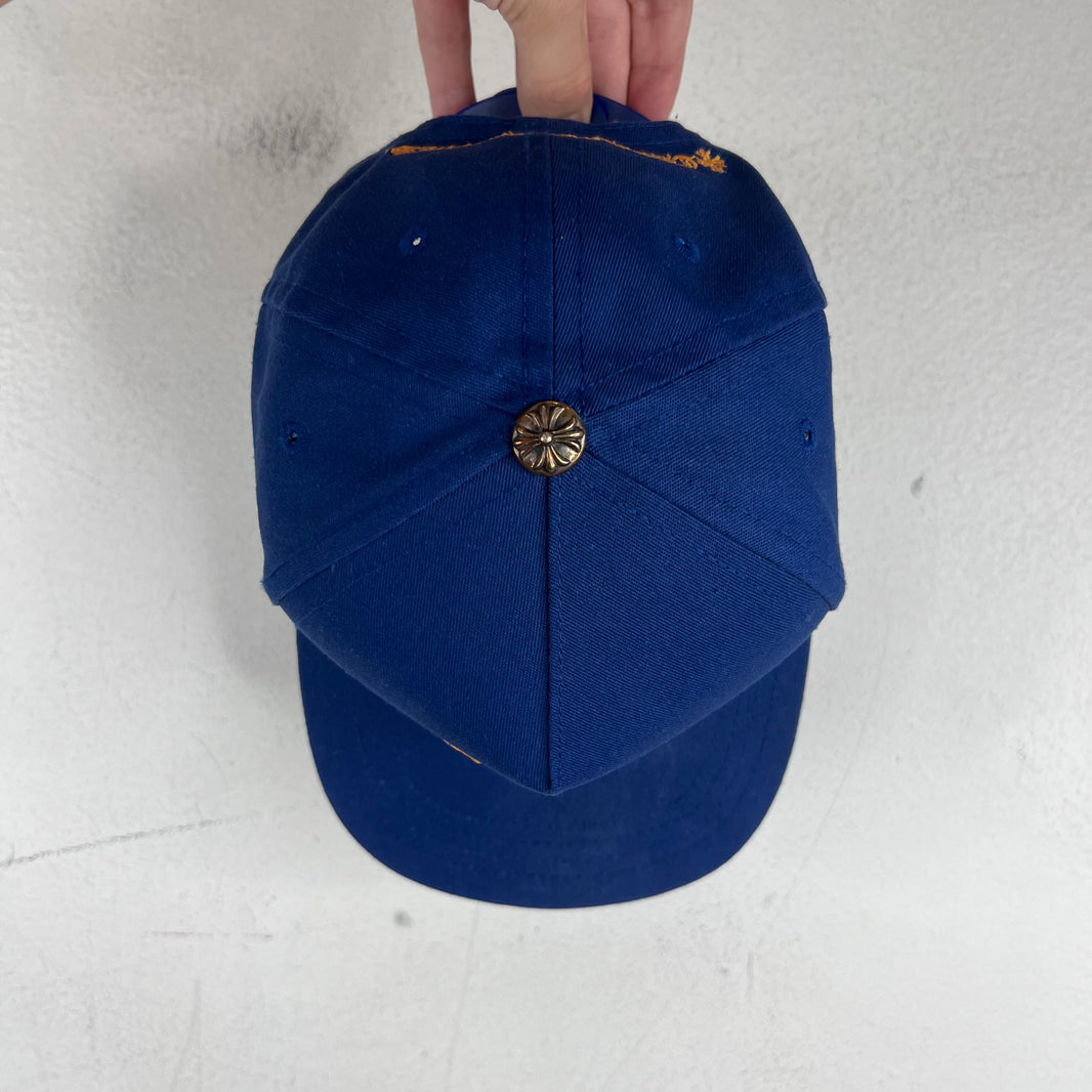 Chrome Hearts Blue/Orange CH Snapback Hat
