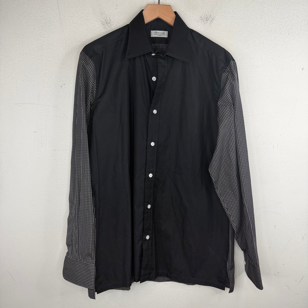 Charvet Plaid/Black L/S Shirt