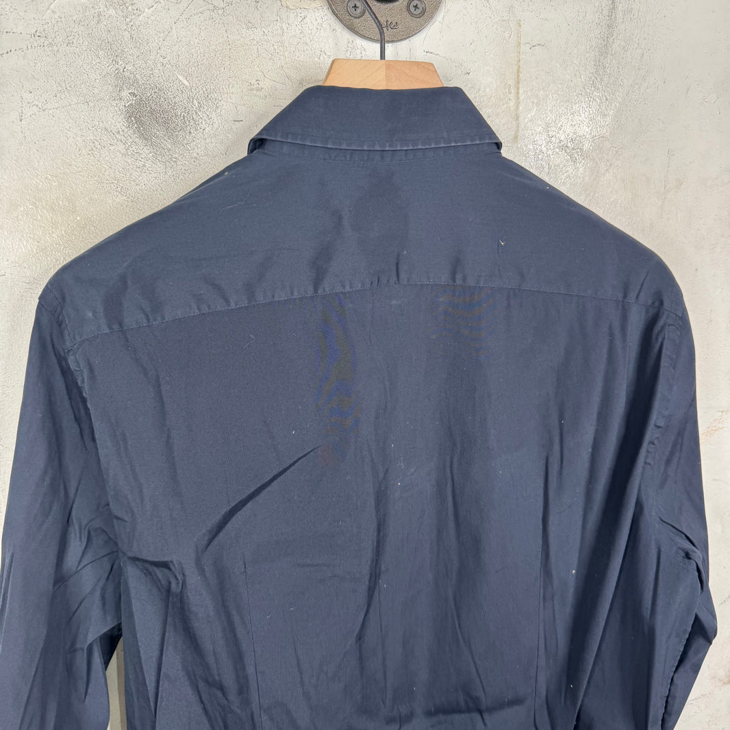 Prada Navy Button-Up Shirt