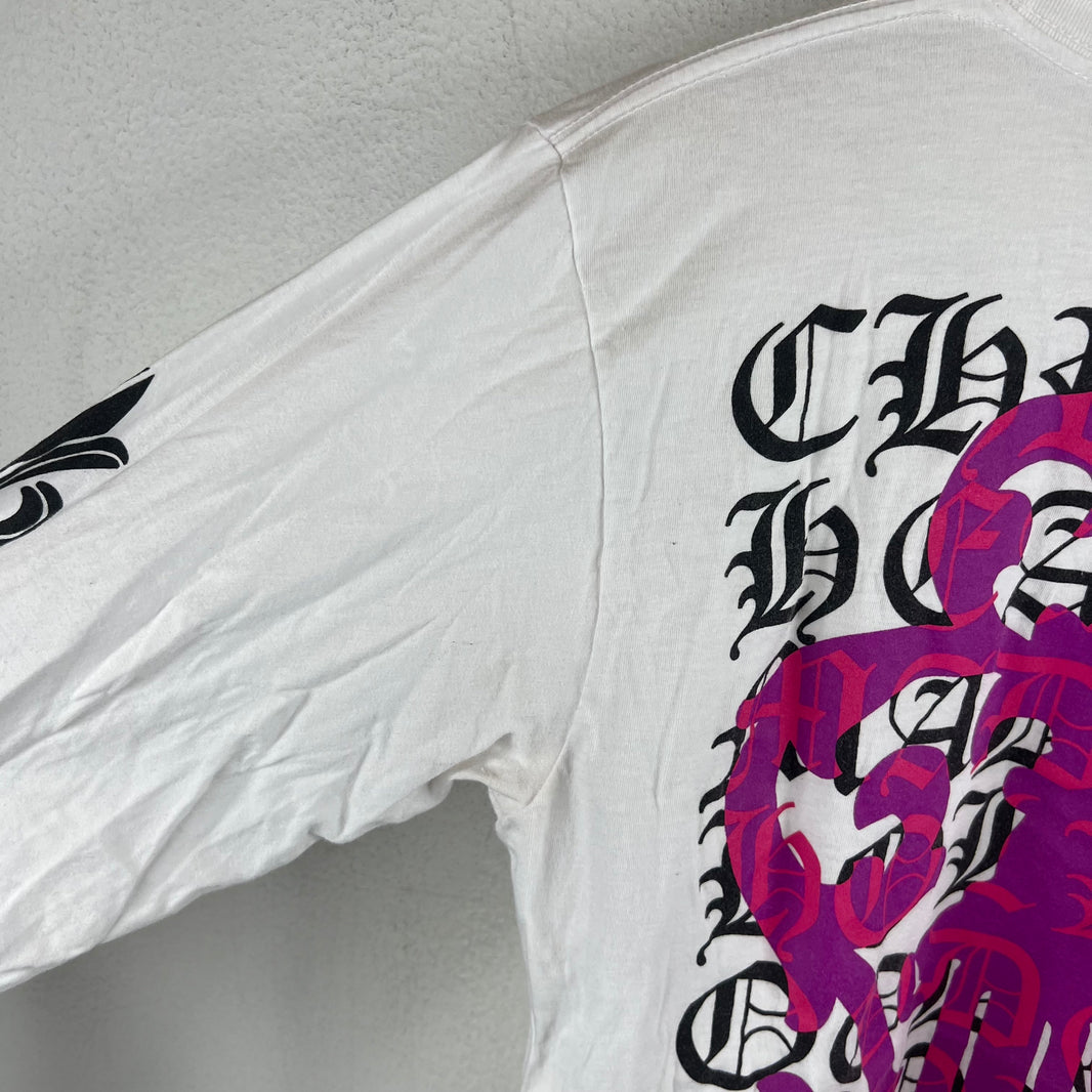 Chrome Hearts Eyechart Dagger L/S T-Shirt