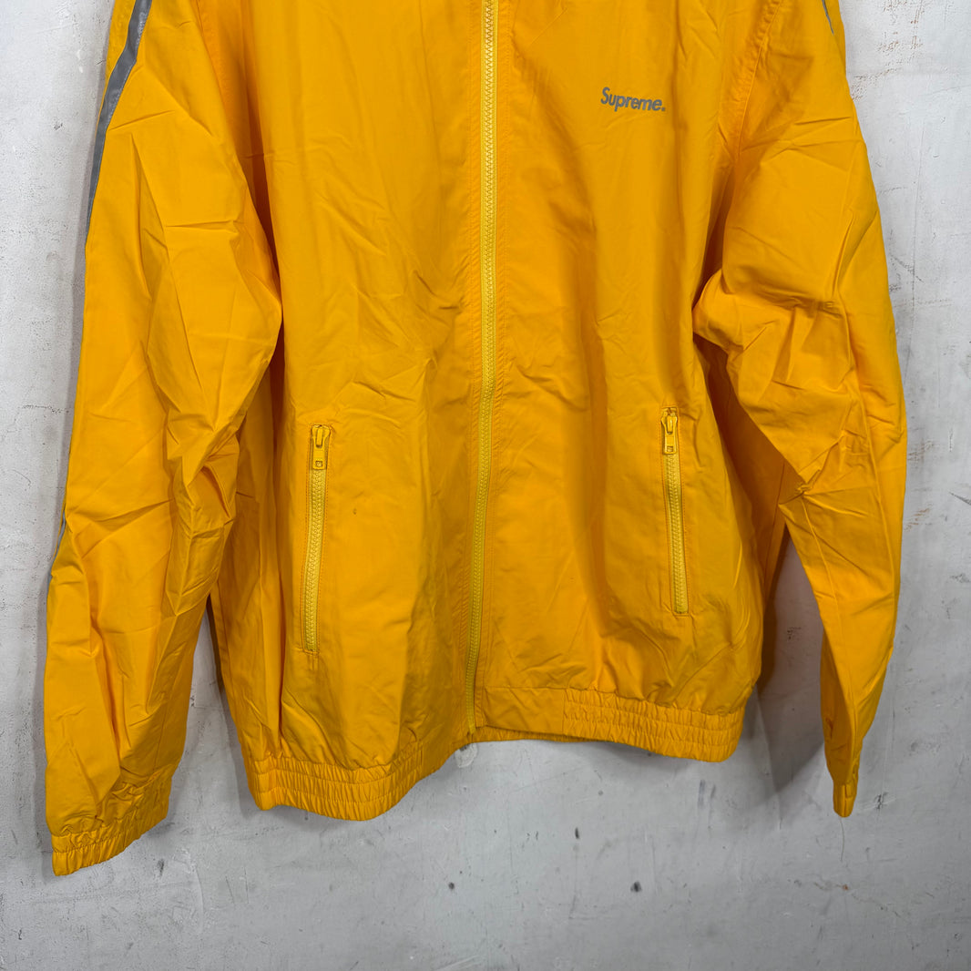 Supreme Yellow Reflective Logo Windbreaker
