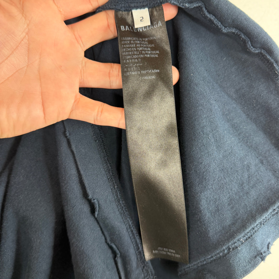 Balenciaga Adidas Distressed L/S T-Shirt