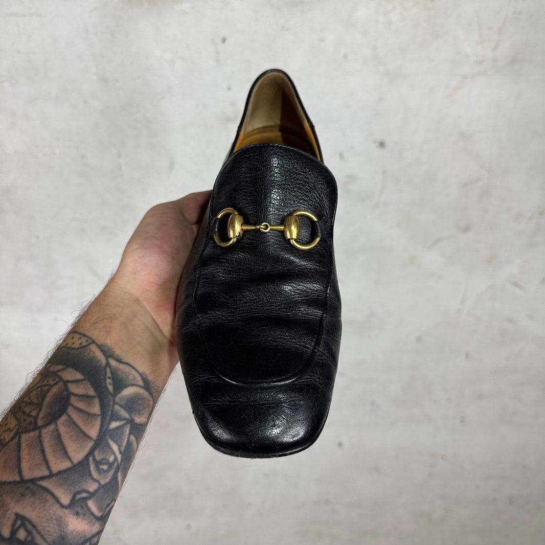 Gucci Heeled Horsebit Loafer
