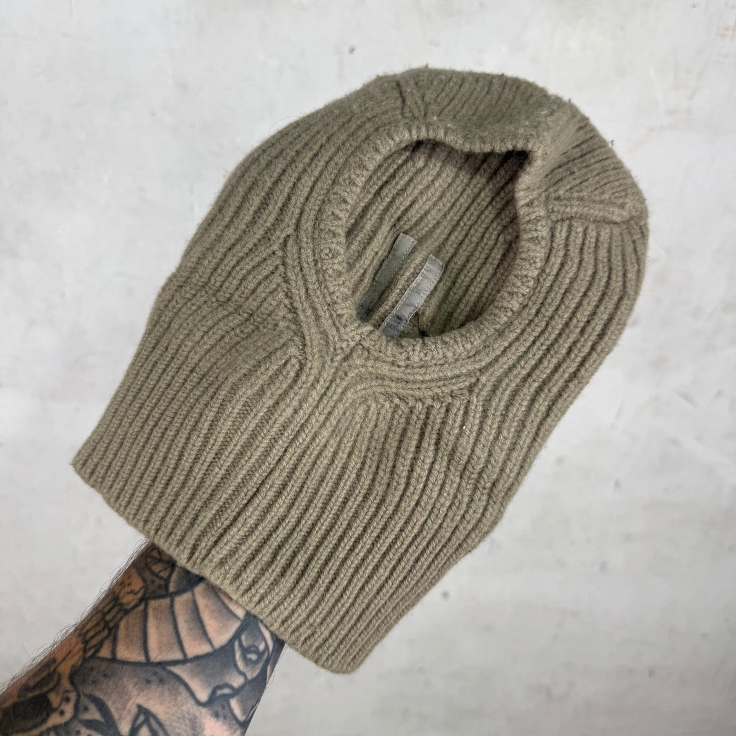 Rick Owens Knitted Porterville Balaclava