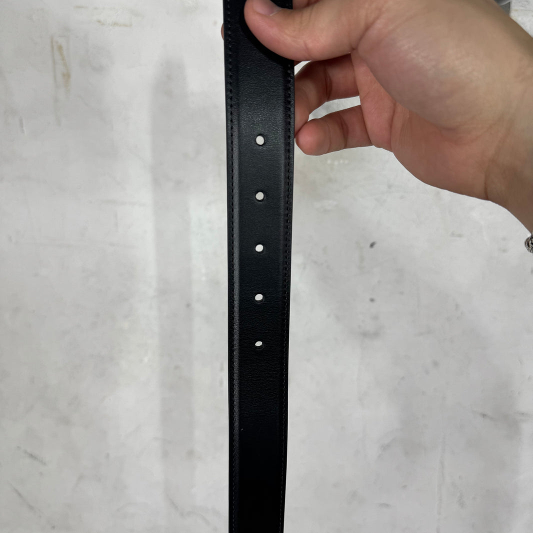 Balenciaga Black Editor Belt